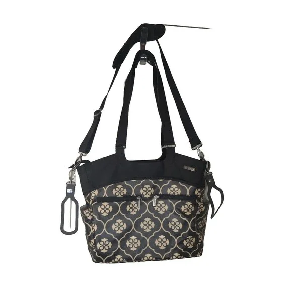 JJ Cole Bags Jj Cole Collections Diaper Bag Brown White Wipe